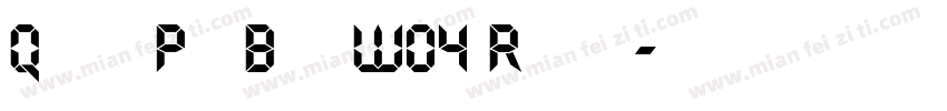 Quartz Pro Bold W04 Regular字体转换
